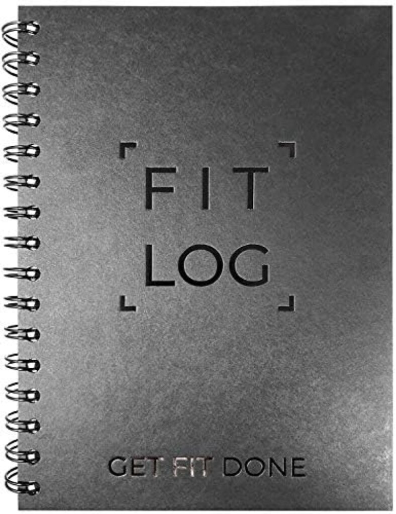 Cossac Undated Fitness Journal & Workout Planner – Designed by Experts Gym Notebook, Workout Tracker,Exercise Log Book for Men Women