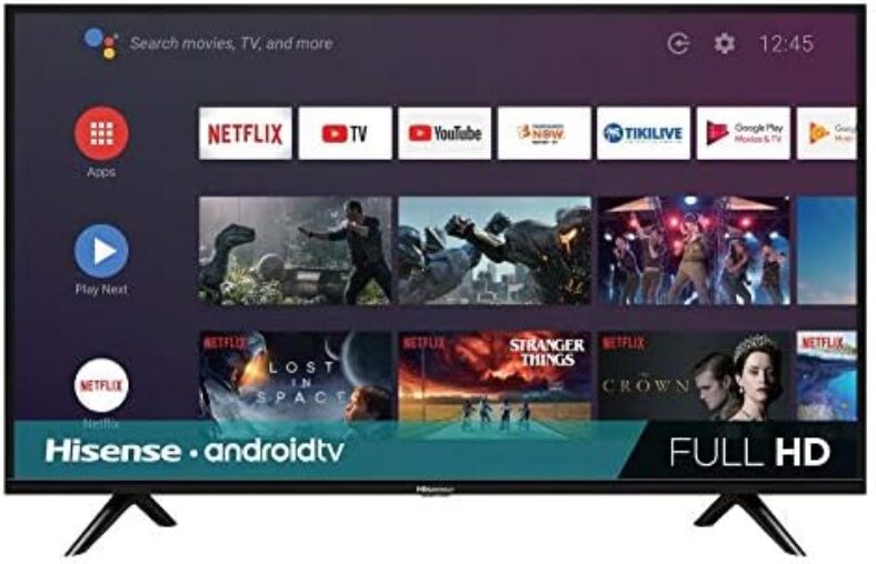 Hisense 40-Inch 40H5500F Class H55 Series Android Smart TV with Voice Remote (2020 Model)