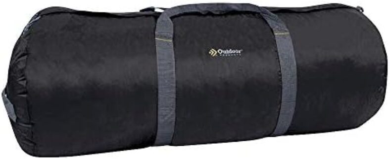 Outdoor Products Deluxe Duffel (Black, 12 in X 24 in)