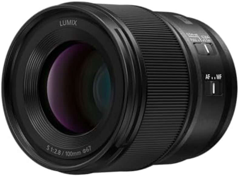 Panasonic LUMIX Full Frame Camera Lens, S 100mm F2.8 Macro – S-E100