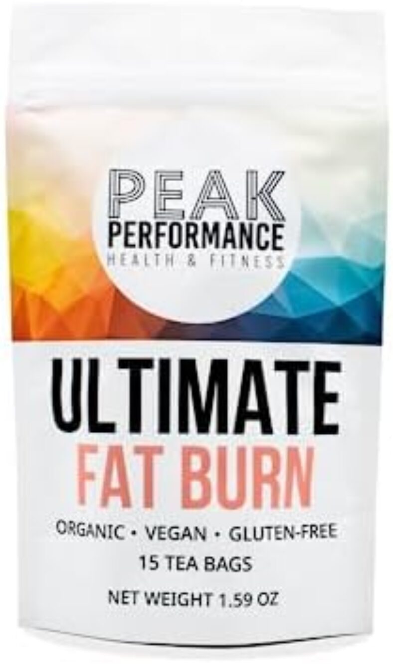 Peak Performance Health & Fitness Ultimate Fat Burn and Weight Loss Tea, Fat Burning Tea, All Natural Detox, Reduces Bloating, Laxative Free, Cleanse (15)