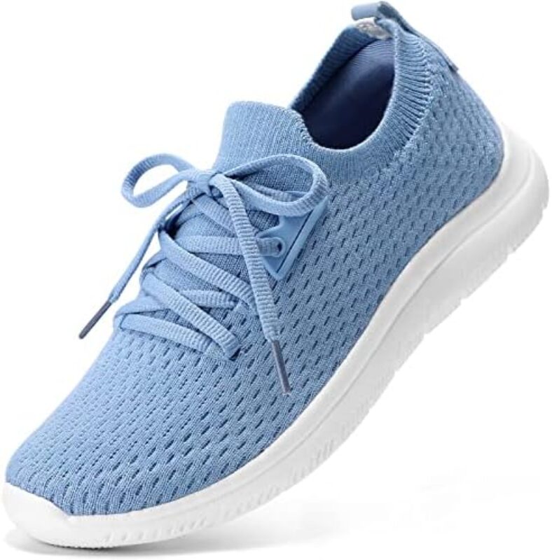 STQ Tennis Shoes Womens Slip on Walking Sneakers for Gym Workout