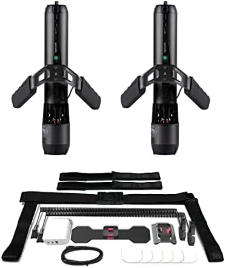Subnado Underwater Scooter 2 Packs + Premium Accessories Pack with Leg mounting kit, 100W Charger, Paddle Board Bracket and Cylinder Bracket