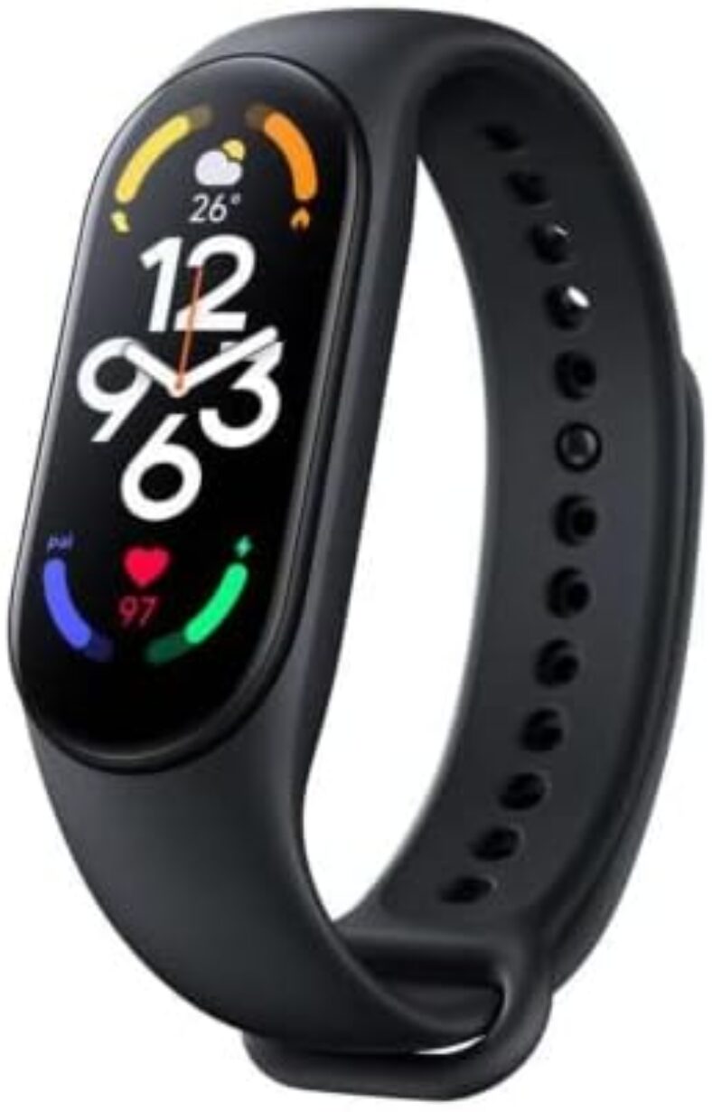 Xiaomi Mi Band 7 Activity Tracker High-Res 1.62″ AMOLED Screen, Bluetooth 5.2, 120 Sports Modes, Optical Heart Rate & Blood Oxygen Sensor, 24HR Heart Rate & Sleep Monitor Smart Watch
