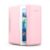 AstroAI Mini Fridge 2.0 Gen, 6 Liter/8 Cans Makeup Skincare Fridge 110V AC/ 12V DC Portable Cooler and Warmer Little Tiny Fridge for Bedroom, Beverage, Cosmetics and Christmas (Pink) (Renewed)