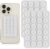Giantree 2 Pcs Silicone Suction Phone Case Adhesive Mount, Suction Phone Case Mount Anti-Slip Hands-Free Mobile Accessory Phone Accessory Holder (White)