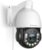 Jennov 6MP PTZ Outdoor Camera, PoE IP Dome Surveillance Camera with 20X Optical Zoom, 355° Pan & 90° Tilt, Human Vehicle Detection, Auto Tracking, Spotlights Color Night Vision, Two Way Audio