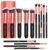Makeup Brushes BS-MALL Premium Synthetic Foundation Powder Concealers Eye Shadows Makeup 14 Pcs Brush Set, Rose Golden, with Case