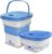 PURE CLEAN Portable Mini Washing Machine  Lightweight Collapsible Bucket – Perfect for Camping, Travelling, Apartment, Dorm USA Brand