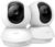 TP-Link Tapo 2K Pan/Tilt Dog Security Camera for Baby Monitor w/ Motion Detection, Motion Tracking, 2-Way Audio, Night Vision, Cloud/Local Storage, Works w/ Alexa & Google Home, 2-Pack(C210P2)