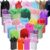 Tenceur 28 Pcs Gift Bags Assorted Sizes Bulk with 56 Tissues Papers Paper Gift Bags with Handles for Birthday Baby Shower Party Favor Various Occasions, 8.3 in Small, 10.6 in Medium, 12.6 in Large